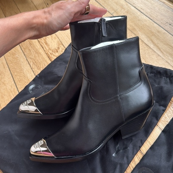 NWT Givenchy Women's Black Western Ankle Boots - size FR 36 - Picture 11 of 12